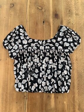 Free People Cropped Floral top